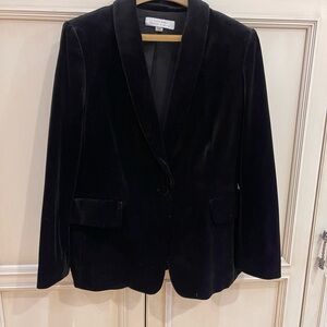 Black velvety blazer by tahari
